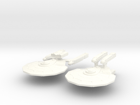 USS Salazar and USS Rodelle in White Processed Versatile Plastic