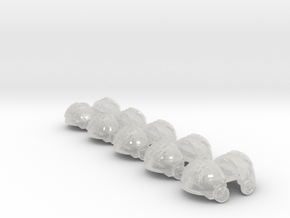5x Storm Scarred - T:3a Tartaros Shoulder Sets in Clear Ultra Fine Detail Plastic