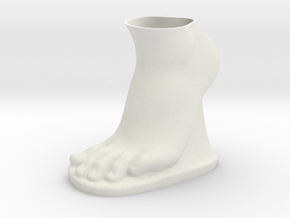Foot Penholder in White Natural Versatile Plastic