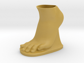 Foot Penholder in Tan Fine Detail Plastic