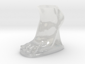 Foot Penholder in Clear Ultra Fine Detail Plastic