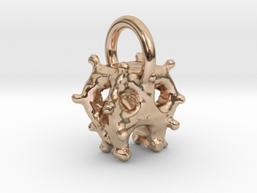 Artificial artificial pendant  in 9K Rose Gold : Medium