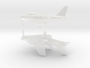 1/350 Scale FJ-2 Fury in Clear Ultra Fine Detail Plastic