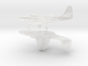 1/350 Scale FD-1 Phantom in Clear Ultra Fine Detail Plastic