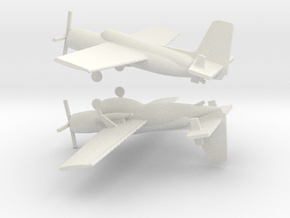 1/350 Scale AF-2S Guardian in White Natural Versatile Plastic