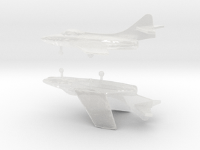 1/350 Scale F9F-8 Cougar in Clear Ultra Fine Detail Plastic