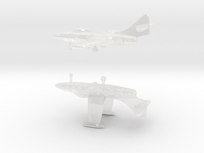 1/350 Scale F9F-5 Panther in Clear Ultra Fine Detail Plastic