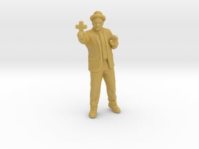 Kolchak Night Stalker HO scale 20mm figure model in Tan Fine Detail Plastic