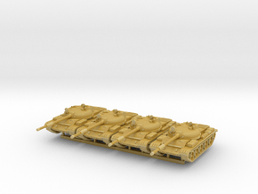 6mm T-62 tank in Tan Fine Detail Plastic