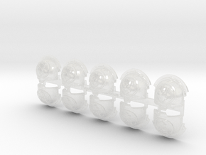 10x Kings Fist - T:10b Indomitus Prime Pads in Clear Ultra Fine Detail Plastic