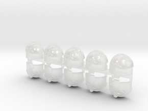 10x Storm Scarred - T:10a Indomitus Prime Pads in Clear Ultra Fine Detail Plastic