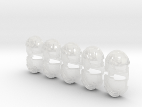 10x Storm Scarred (R)- T:10a Indomitus Prime Pads in Clear Ultra Fine Detail Plastic