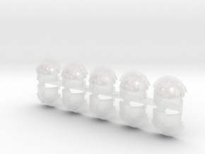 10x Storm Scars - T:10b Indomitus Prime Pads in Clear Ultra Fine Detail Plastic