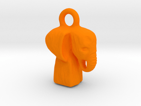 Elefant Gold  in Orange Smooth Versatile Plastic: Medium