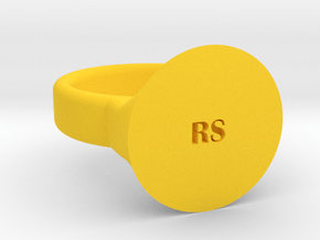 THE RS in Yellow Smooth Versatile Plastic