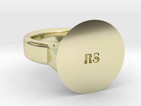 THE RS in 14k Gold Plated Brass