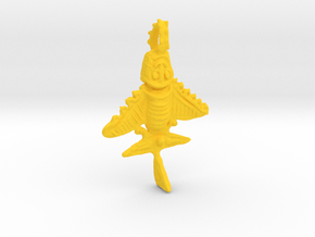 The Golden plane of the Incas in Yellow Processed Versatile Plastic: Small