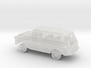 1/160 1959  Chevrolet Suburban Kit in Clear Ultra Fine Detail Plastic