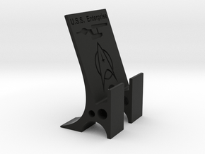 Star Trek Phone Stand in Black Smooth Versatile Plastic