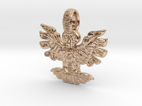 Inka simbol  in 14k Rose Gold Plated Brass: Medium