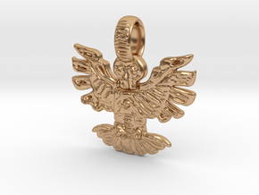 Inka simbol  in Polished Bronze: Medium