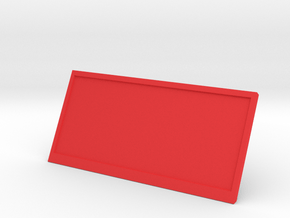 Plaque Stand Holder in Red Smooth Versatile Plastic