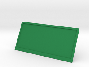 Plaque Stand Holder in Green Smooth Versatile Plastic