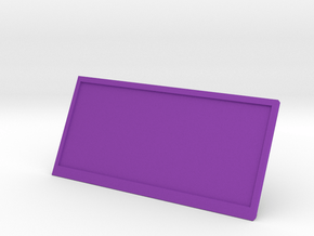 Plaque Stand Holder in Purple Smooth Versatile Plastic