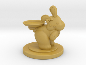 rabbit - bunny in Tan Fine Detail Plastic