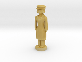 Female Staionmaster in Tan Fine Detail Plastic