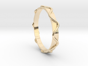 Waves Ring - Sz.8 in 14K Yellow Gold