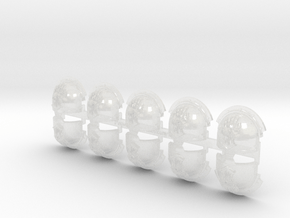 10x Cybornauts - T:10b Indomitus Prime Pads in Clear Ultra Fine Detail Plastic