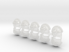 10x Shaggy Wolves - T:10d Indomitus Prime Pads in Clear Ultra Fine Detail Plastic