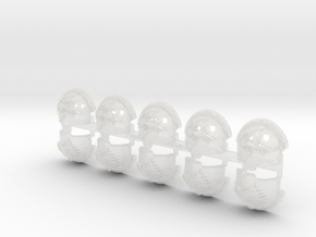 10x Shaggy Wolves (R)- T:10d Indomitus Prime Pads in Clear Ultra Fine Detail Plastic