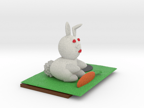 Bunny And Hole in Full Color Sandstone