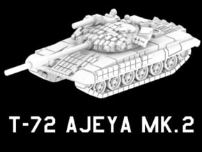 T-72 Ajeya Mk.2 in White Natural Versatile Plastic: 1:220 - Z