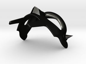 DoomMask Pendant in Matte Black Steel