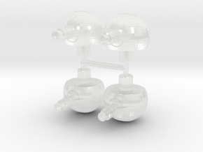 Cyberplugs For Transformers in Clear Ultra Fine Detail Plastic: Small