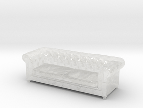 Printle Thing Sofa 02 - 1/43 in Clear Ultra Fine Detail Plastic