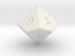 Enormous D10 (ones) in White Natural TPE (SLS)