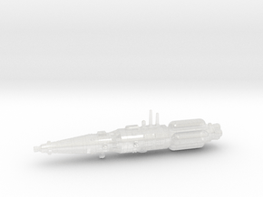 Proximan Battleship in Clear Ultra Fine Detail Plastic