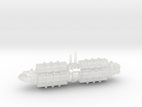 Proximan Freighter in Clear Ultra Fine Detail Plastic