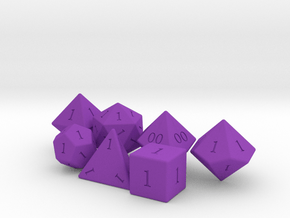 Enormous All Ones Set in Purple Smooth Versatile Plastic