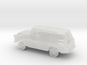 1/160 1959 Chevrolet Carryall Kit in Clear Ultra Fine Detail Plastic