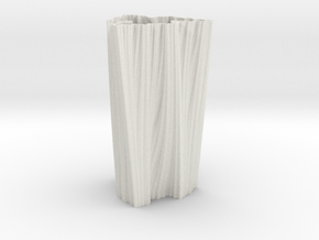 Vase U4 in White Natural Versatile Plastic