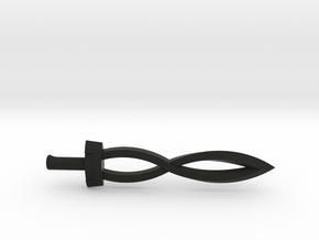 Deity Sword in Black Natural Versatile Plastic