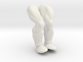 Cosmic Enforcer/Zodac Legs in White Natural Versatile Plastic