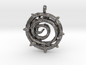 Magic spirit spiralling  in Processed Stainless Steel 316L (BJT): 28mm