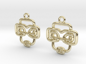 Head knot in 9K Yellow Gold 