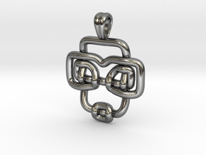 Head knot in Polished Silver